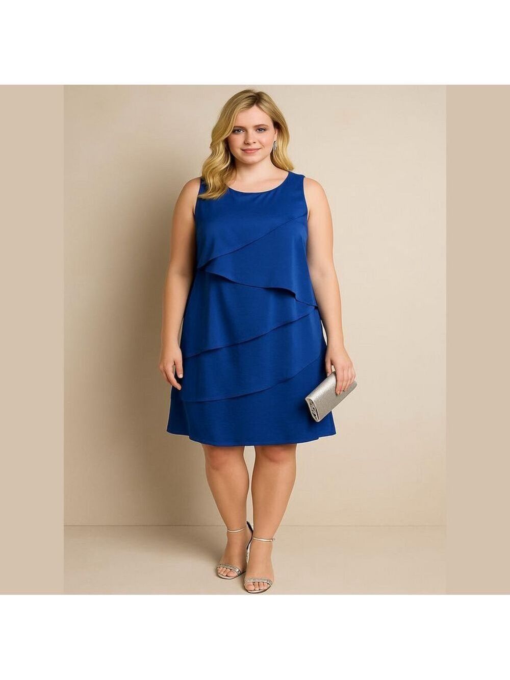 Vince Camuto Blue Dress Size 16W